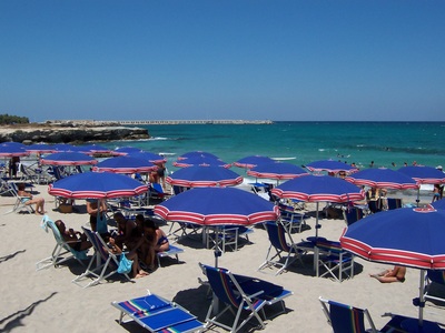 Beach scene, Otranto